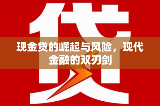 扬中现金贷的崛起与风险，现代金融的双刃剑