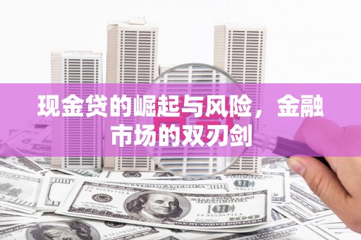扬中现金贷的崛起与风险，金融市场的双刃剑