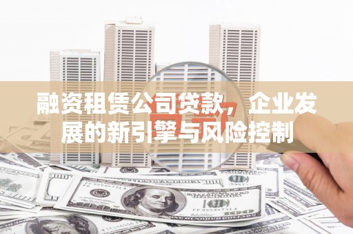 扬中融资租赁公司贷款，企业发展的新引擎与风险控制