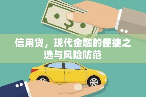 扬中信用贷，现代金融的便捷之选与风险防范